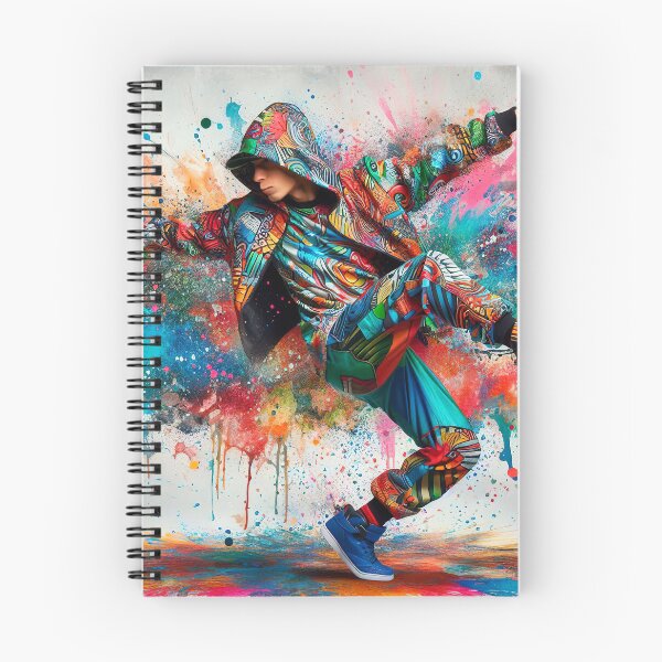 Item preview, Colorful street dancer in motion designed and sold by paulrommer.