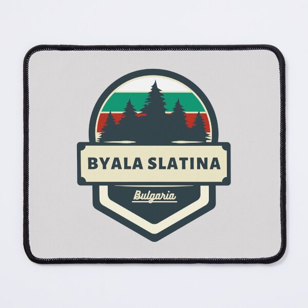 Item preview, Byala Slatina Bulgaria | Retro Vintage Travel Badge designed and sold by World Designs.