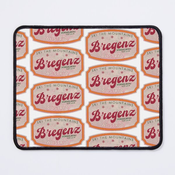 Item preview, Bregenz, Austria, Vorarlberg, Ski, textured skiing badge designed and sold by Wanderful-roads.