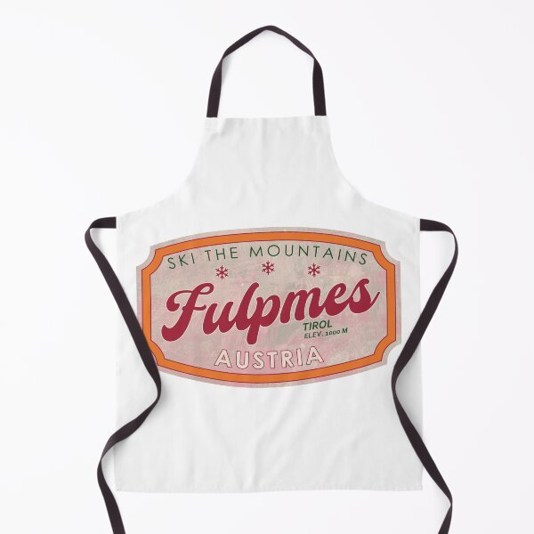 Item preview, Fulpmes, Austria, Tirol, Ski, textured skiing badge designed and sold by Wanderful-roads.