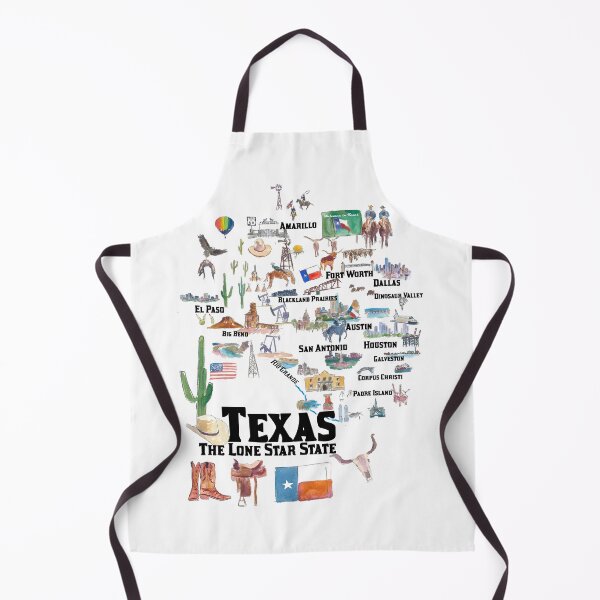 Item preview, Texas State USA Illustrations with Travel Plans Highlights and Memories designed and sold by artshop77.