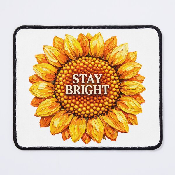 Item preview, Stay Bright Sunflower - Extreme 3D Impasto Floral Decor designed and sold by LSphere Art.