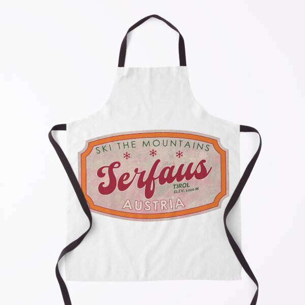 Item preview, Serfaus, Austria, Tirol, Ski, textured skiing badge designed and sold by Wanderful-roads.