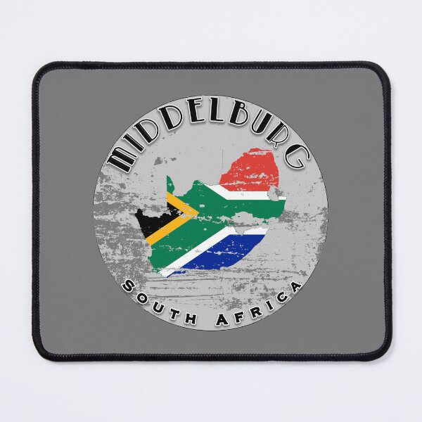 Item preview, Middelburg South Africa | Worn Flag Travel Badge designed and sold by World Designs.