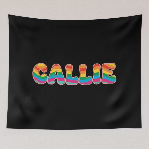 Item preview, ❤️ Callie Personalized Name Wavy Retro Shirt, Coffee Mug, Sticker Gift designed and sold by HelixPedia.