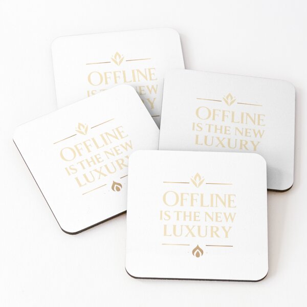 Item preview, Offline Is The New Luxury Quote | Modern Digital Detox Typography designed and sold by Pavero.