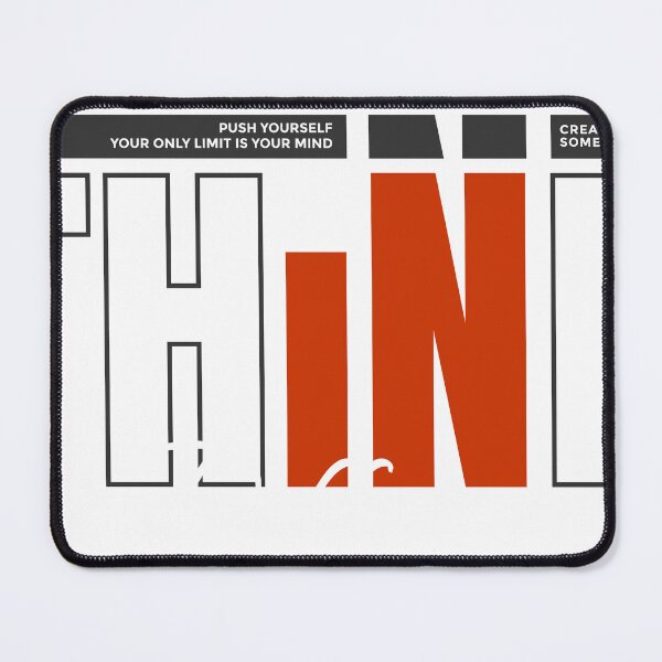 Item preview, Think Different Motivational Typography – Modern Inspirational Quote Design designed and sold by Mammu-Fashion.