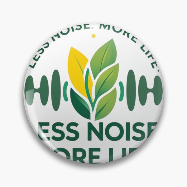 Item preview, Less Noise More Life Minimalist Quote | Simple Aesthetic Lifestyle Design designed and sold by Pavero.
