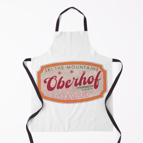 Item preview, Oberhof, Germany, Thüringen, Ski, textured skiing badge designed and sold by Wanderful-roads.