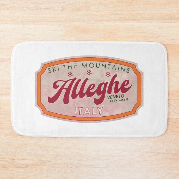 Item preview, Alleghe, Italia, Véneto, Esquí, insignia de esquí texturizada designed and sold by Wanderful-roads.