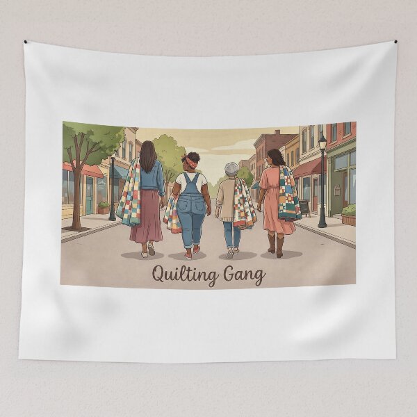 Item preview, Quilting Gang Walking Scene | Cinematic Squad Art designed and sold by Twenty2Creative.