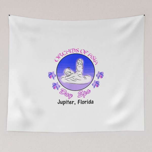 Item preview, Orchids Of Asia Day Spa Jupiter Florida Funny Parody Massage Logo designed and sold by WilliaMaler.