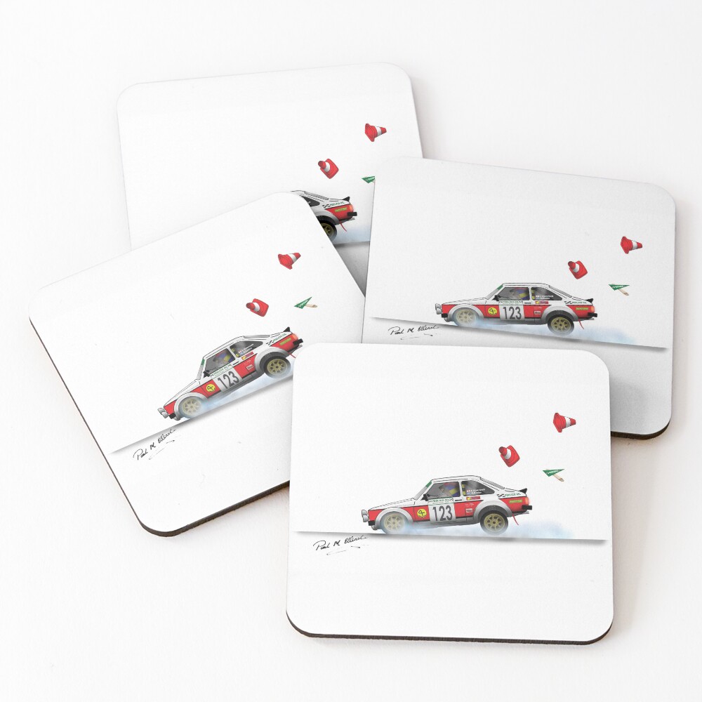 Item preview, Coasters (Set of 4) designed and sold by Rallyist.Art Merchandise.