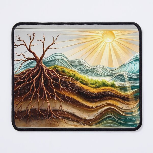 Item preview, Tree Roots and Waves Fusion designed and sold by cuprum.