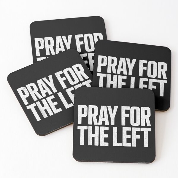Item preview, Pray For The Left Patriotic Distressed White Bold Text Graphic Design designed and sold by WilliaMaler.