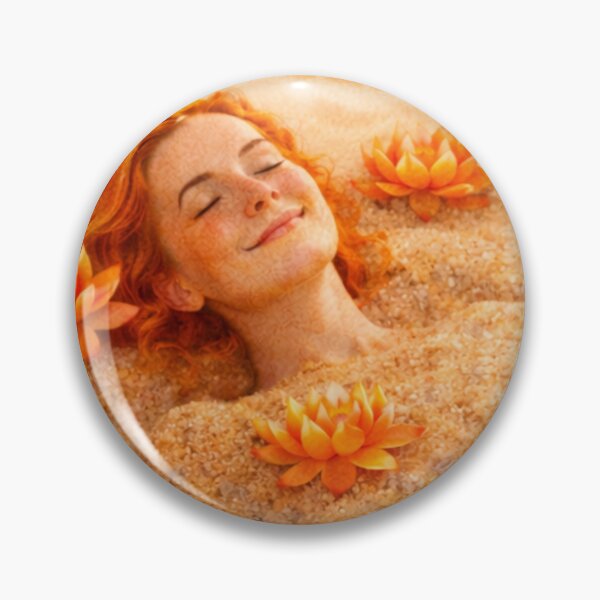 Item preview, Sacral Chakra sand and orange lotus flowers designed and sold by chihuahuashower.