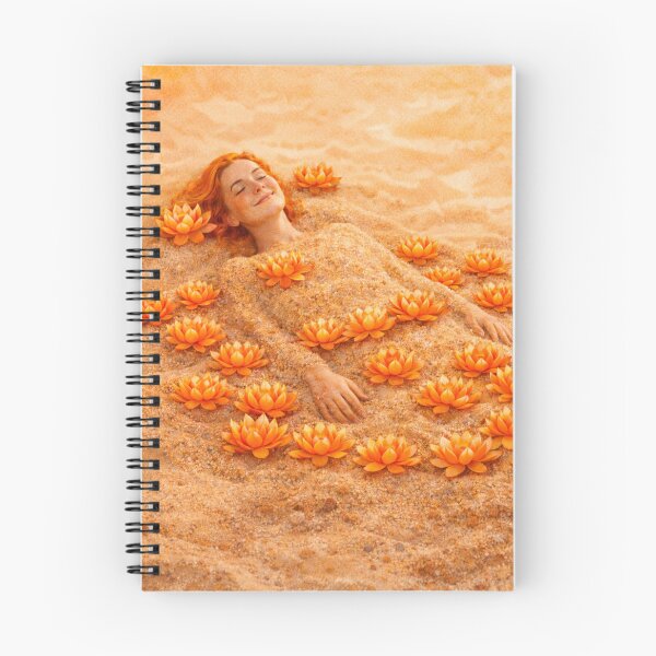 Item preview, Sacral Chakra sand and orange lotus flowers designed and sold by chihuahuashower.