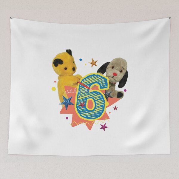 Item preview, Sooty & Sweep 6th Birthday Six Years Old Kids designed and sold by All-And-Every.