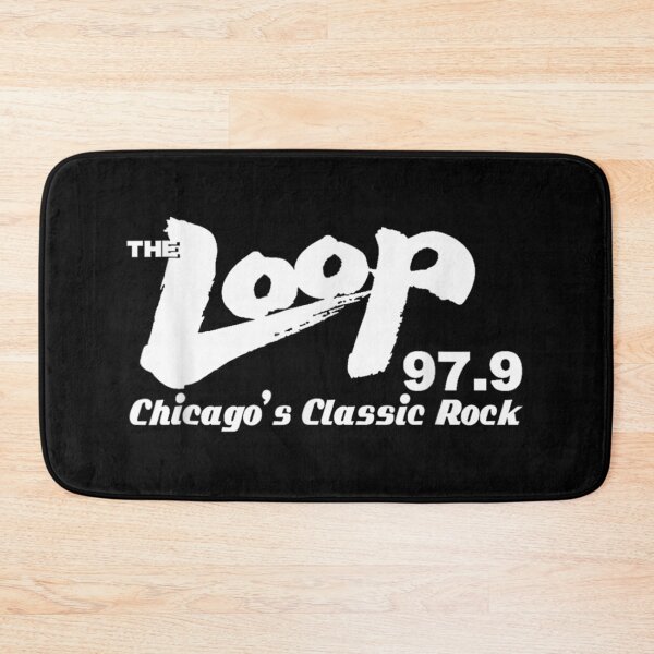 Item preview, The Loop 97.9 Chicago Classic Rock Radio Station Retro Vintage Logo designed and sold by WilliaMaler.