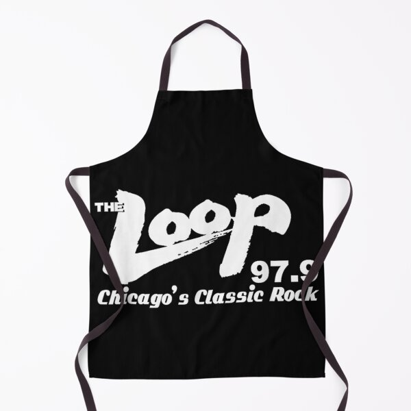Item preview, The Loop 97.9 Chicago Classic Rock Radio Station Retro Vintage Logo designed and sold by WilliaMaler.
