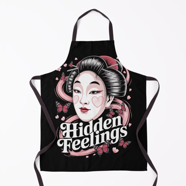 Item preview, Hidden Feelings - Japanese Geisha Wink Butterflies Valentine Love designed and sold by DarylWelsh2024.