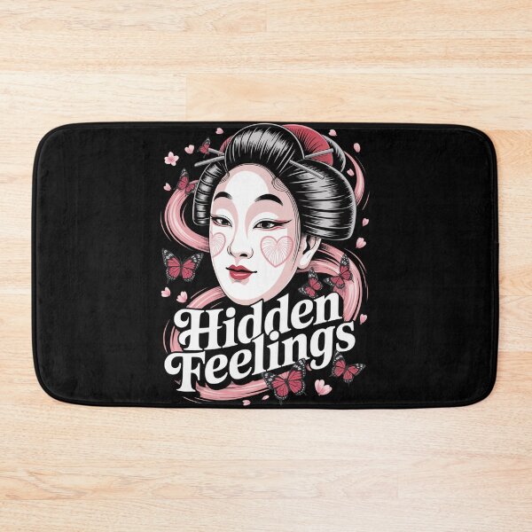 Item preview, Hidden Feelings - Japanese Geisha Wink Butterflies Valentine Love designed and sold by DarylWelsh2024.
