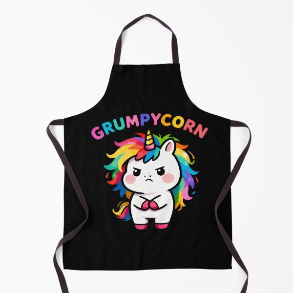 Item preview, Funny Unicorn Grumpycorn – Cute and Sarcastic Rainbow Unicorn designed and sold by Dot1001.