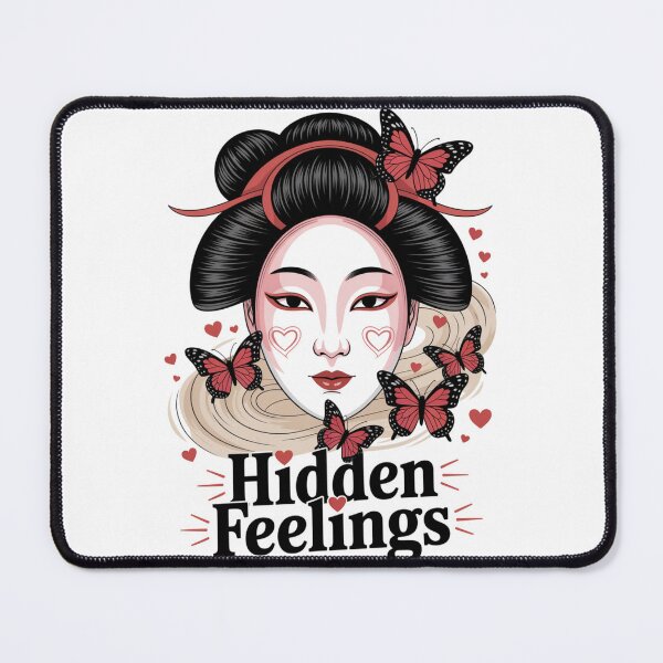 Item preview, Love's Butterfly - Japanese Geisha Heart Eyes Valentine Transformation designed and sold by DarylWelsh2024.