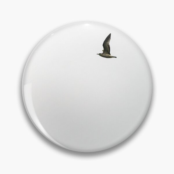 Item preview, Solitary Bird in Clear Sky, Soaring Minimalist Landscape designed and sold by Nmallia.