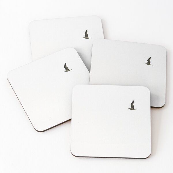 Item preview, Solitary Bird in Clear Sky, Soaring Minimalist Landscape designed and sold by Nmallia.