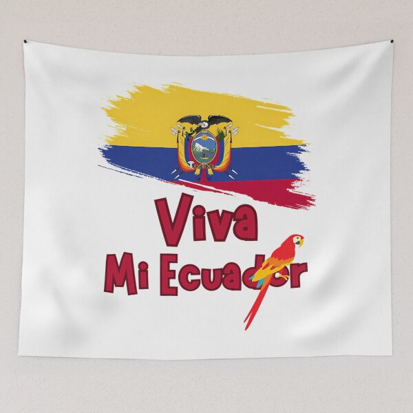Item preview, Viva Mi Ecuador Flag Map designed and sold by gavcwglts66.