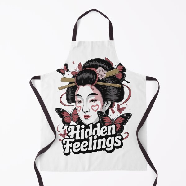Item preview, Hidden Feelings - Japanese Geisha Cherry Blossom Butterfly Valentine designed and sold by DarylWelsh2024.