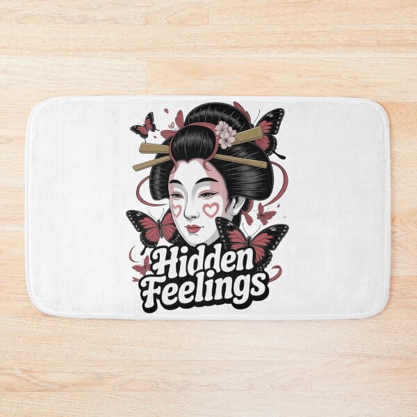 Item preview, Hidden Feelings - Japanese Geisha Cherry Blossom Butterfly Valentine designed and sold by DarylWelsh2024.