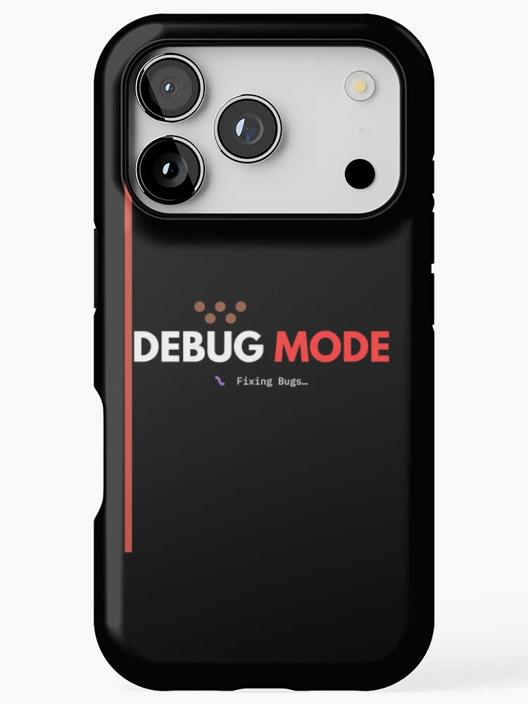 Thumbnail 1 of 4, iPhone Case, Debug Mode – – Programmer Humor Design designed and sold by AltMain.