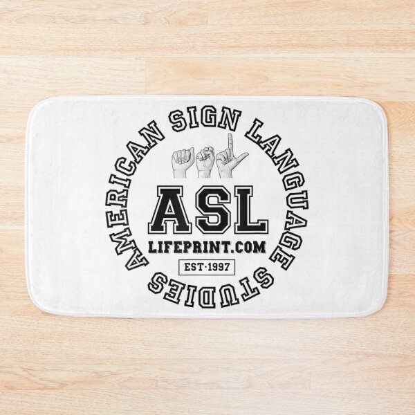 Item preview, American Sign Language Studies Lifeprint ASL Interpreter Deaf Culture Education Art designed and sold by SaboCollita.