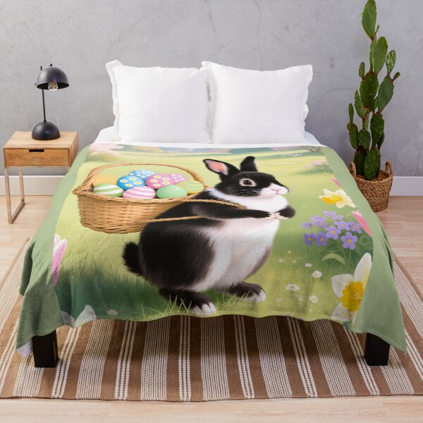 Item preview, Easter bunny black and white designed and sold by Kamoufleur.