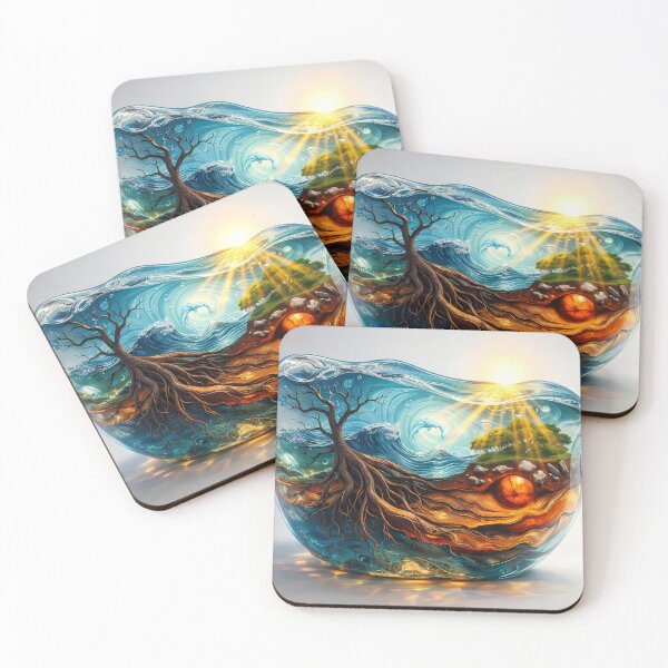 Item preview, Elements of Earth in Glass Sculpture designed and sold by cuprum.