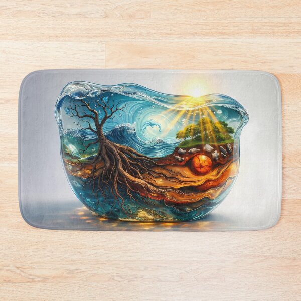 Item preview, Elements of Earth in Glass Sculpture designed and sold by cuprum.