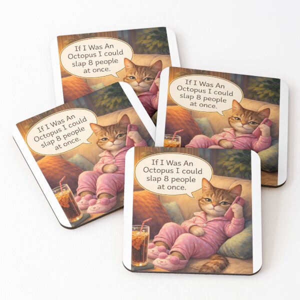 Item preview, Funny Cat Talking On The Phone designed and sold by VFWChuck.