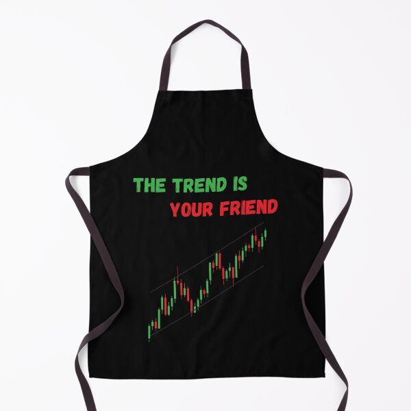 Item preview, The Trend Is Your Friend – Trading Candlestick Chart Design designed and sold by PXEpic.
