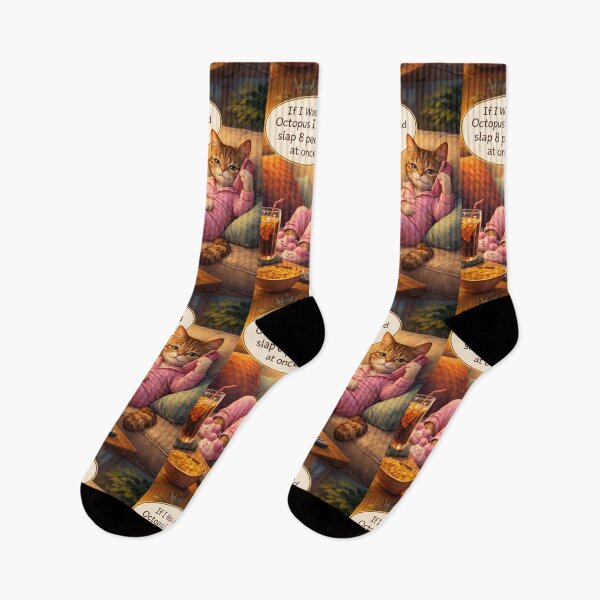 Item preview, Funny Cat Talking On The Phone designed and sold by VFWChuck.