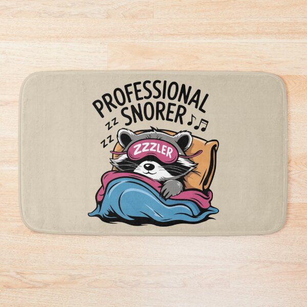 Item preview, Professional Snorer Funny Raccoon Sleep Mask designed and sold by Design_Your_Day.