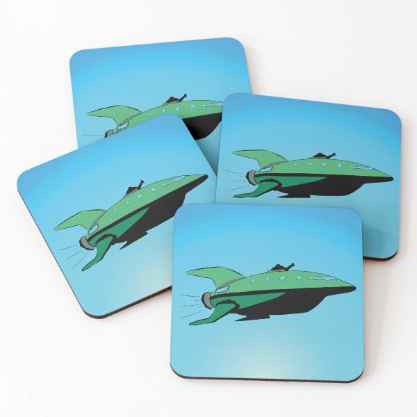Item preview, Astronave Futuristica Verde / Green Futuristic Spaceship designed and sold by Alecrat.
