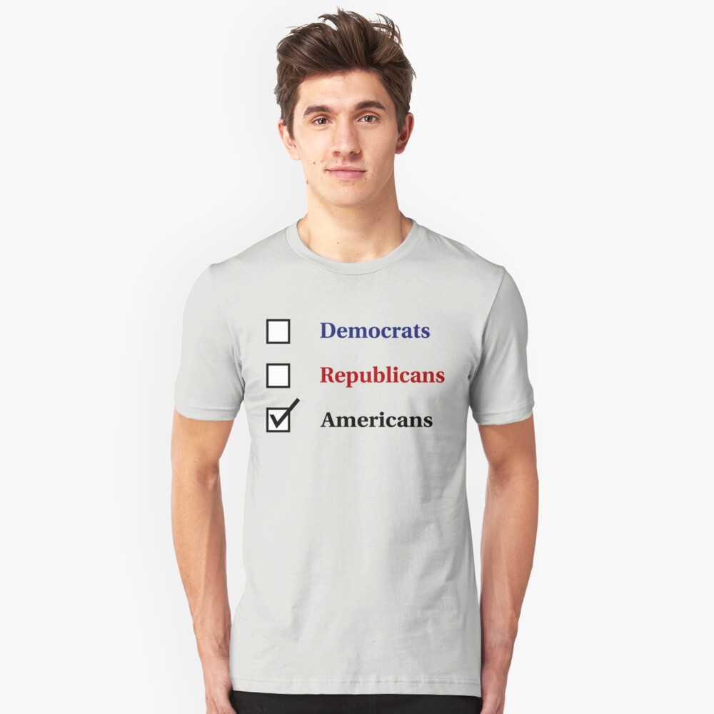 Election Ballot - Americans for Light T's Slim Fit T-Shirt