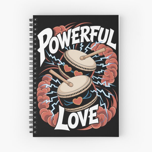 Item preview, Powerful Love - Japanese Taiko Drums Valentine Heartbeat Energy designed and sold by DarylWelsh2024.