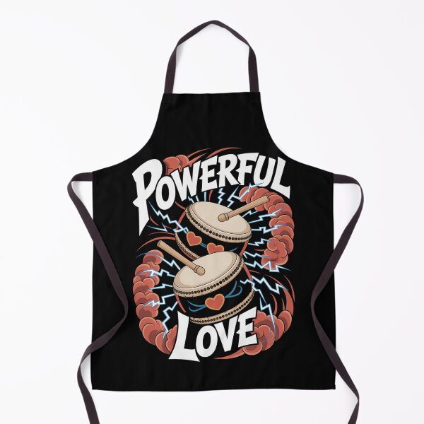 Item preview, Powerful Love - Japanese Taiko Drums Valentine Heartbeat Energy designed and sold by DarylWelsh2024.