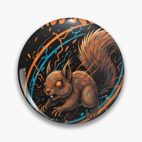 Item preview, Chaos Squirrel Sticker -  Chaos Funny Animal Shirt designed and sold by ZyxDes.