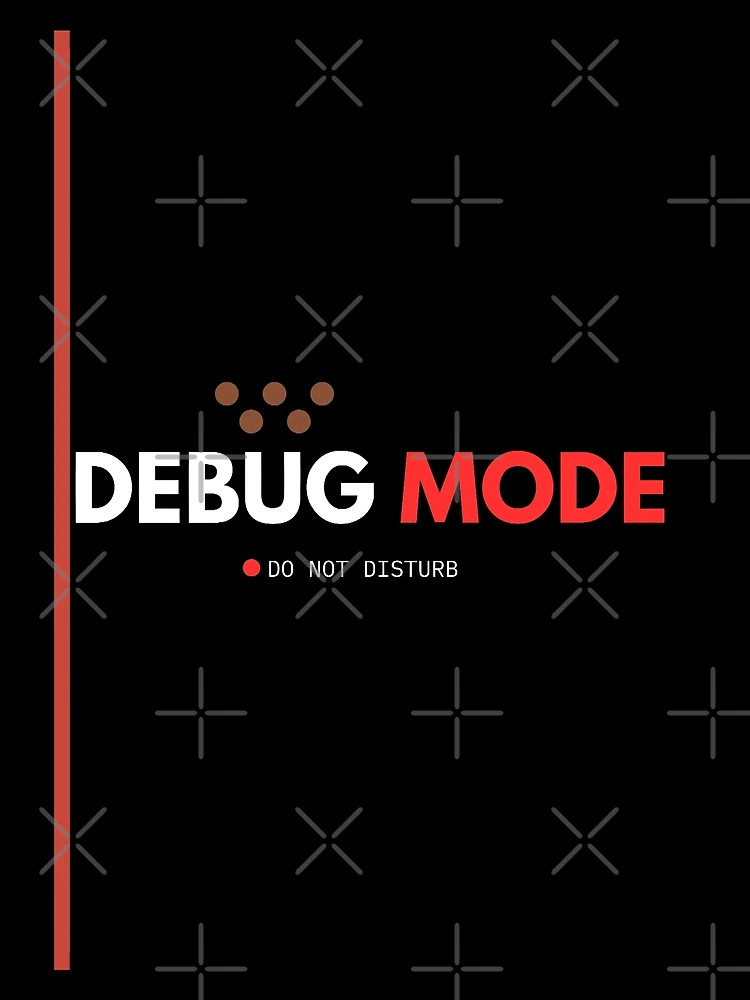 Thumbnail 3 of 3, Scarf, Debug Mode – Do Not Disturb – Programmer Humor Design designed and sold by AltMain.