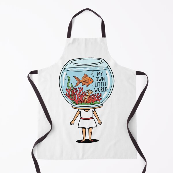 Item preview, Surreal Girl with Fish Bowl on Head - Quirky and Fun Digital Art designed and sold by ziizart.