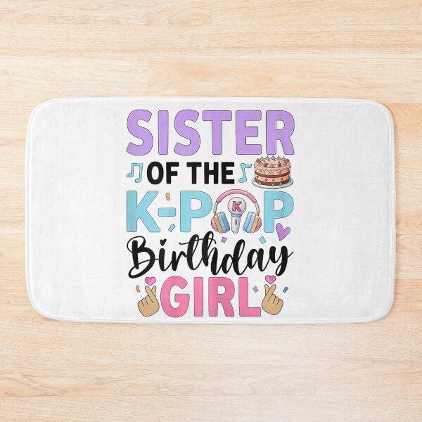 Item preview, Sister of the K-Pop Birthday Girl Cute Music Fan Party Outfit designed and sold by EvelysEmelia.